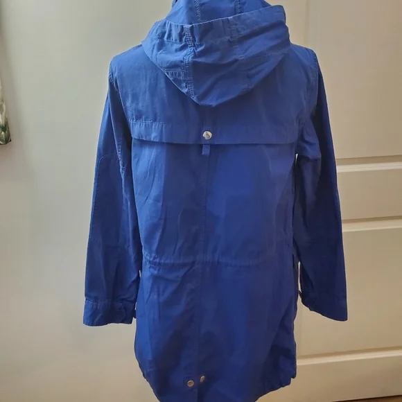 J.Crew Fatigue Hooded Jacket Cobalt blue Sz XS - Picture 6 of 9